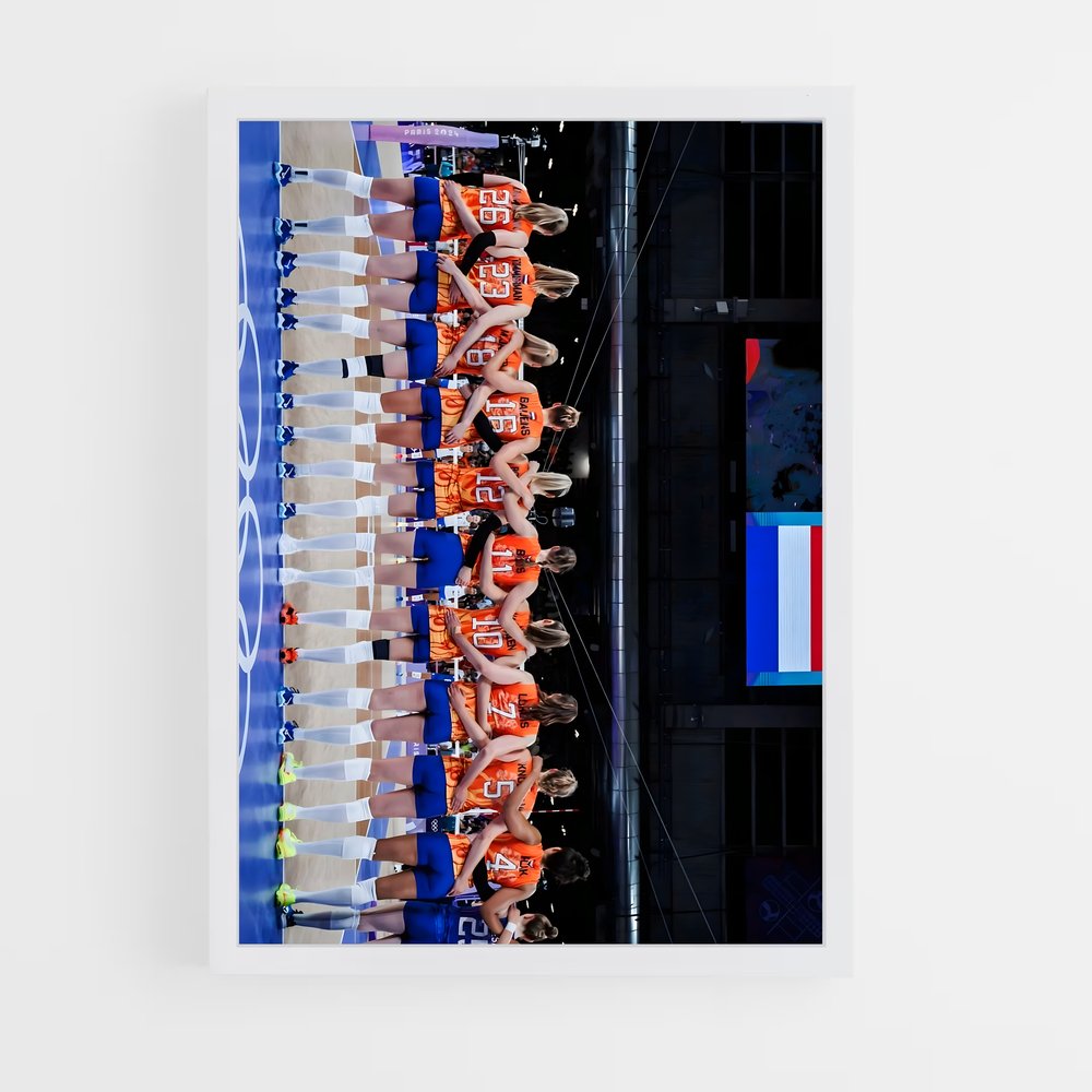 Poster Équipe de Volleyball Féminine (vue 3)